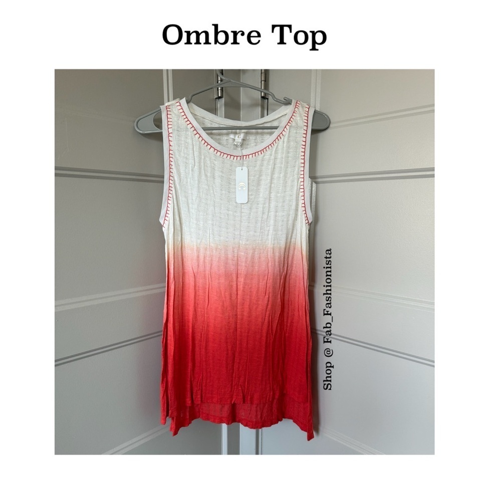 Ombré Tunic Top size large